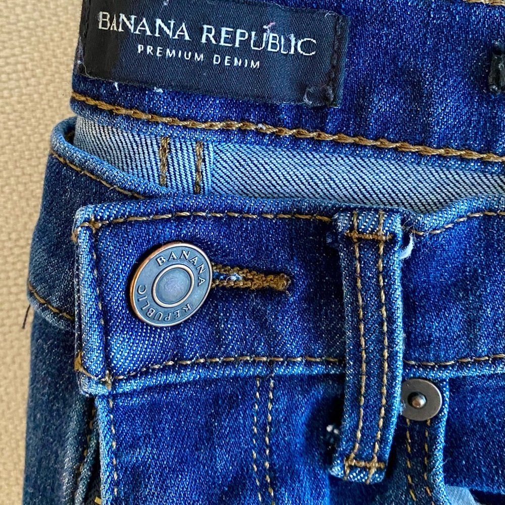 Banana Republic jeans.